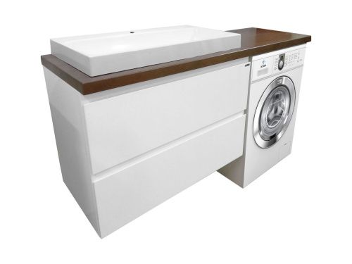 Тумба с раковиной Эстет Malibu Luxe ФР-00007116 90х50 подвесная цвет белый - фото 3