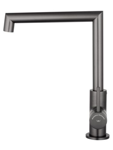 Смеситель для кухни Wonzon & Woghand WW-L1005-BGG на мойку серый - фото 2