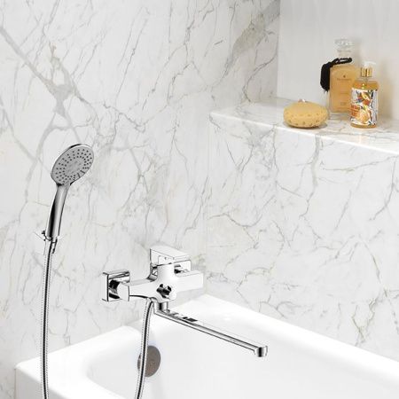 Смеситель для ванны WesnaArt Briz BRI20-320 настенный хром