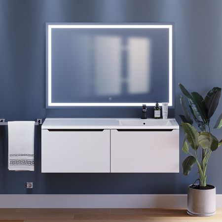 Тумба под раковину Uperwood Tanos 291020264 120х50 подвесная цвет белый