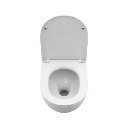 Унитаз подвесной BelBagno UNO BB5177CH-TOR/SC белый с сиденьем микролифт безободковый смыв торнадо