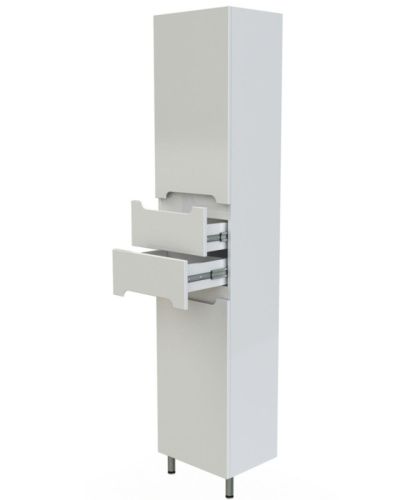 Шкаф-пенал Orange TOPLINE-Rio PR40-05KR 40х190 напольный цвет белый - фото 4