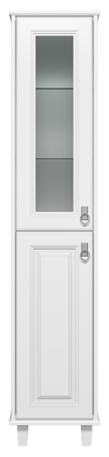 Шкаф-пенал Misty Версаль П-Вер05035-011ВСЛ 40х180 напольный цвет белый - фото 2
