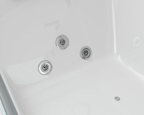 Ванна акриловая Grossman GR-17000R 170х80 пристенная асимметричная с ножками - фото 5