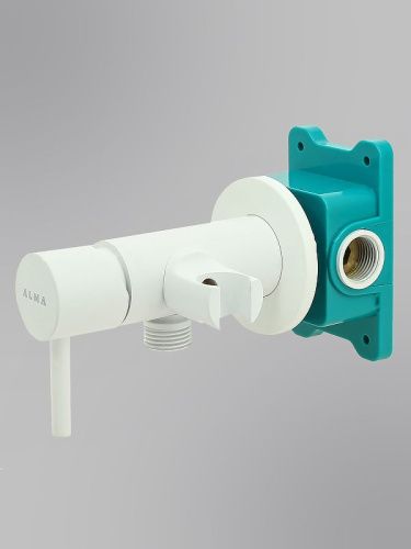 Гигиенический душ со смесителем ALMAes Benito AL-859-06 белый - фото 2