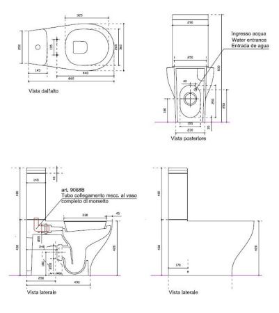 Бачок Galassia Eden 7218