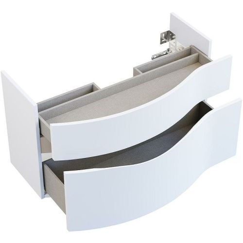 Тумба под раковину Kerama Marazzi AMAREMARE RV.100Lh\WHT.M 100х40 подвесная цвет белый - фото 5