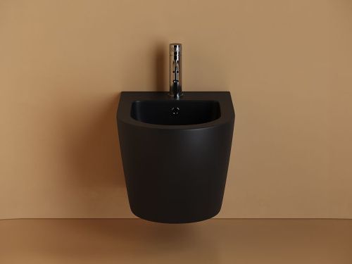 Биде подвесное Ceramica Nova UNO CN11002MB цвет черный - фото 3