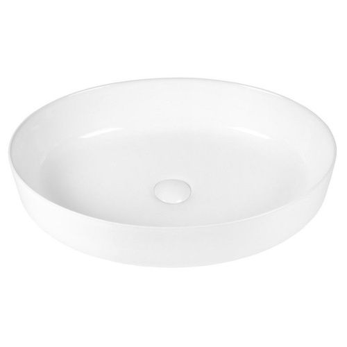 Раковина из сантехнического фарфора Bond Oval S62-550 60х40 накладная цвет белый без отверстий под смеситель - фото 2