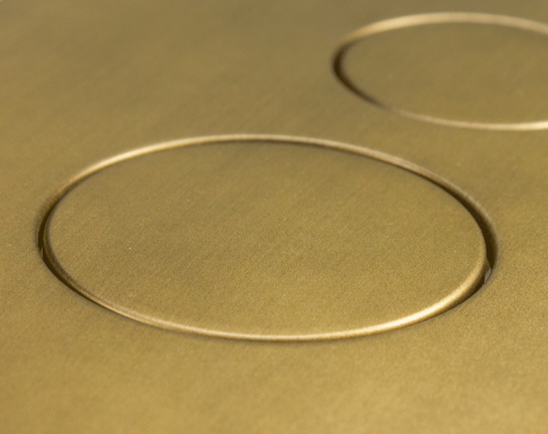 Клавиша смыва механическая KK POL M11 SPP/038/BR/K цвет бронза - фото 4