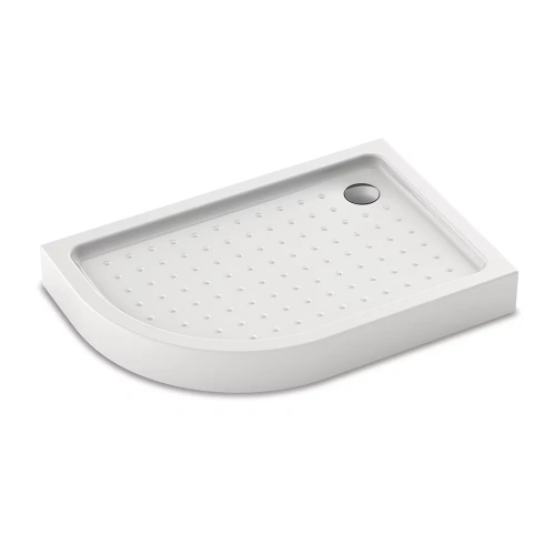 Душевой поддон Veconi Tezeo acrylic TZ55R-10090-C5 100х90 акрил белый с ножками и каркасом