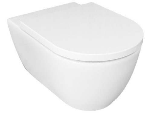 Чаша унитаза подвесная Hatria FUSION A1Y1CC25 цвет белый без сиденья безободковая душевой смыв