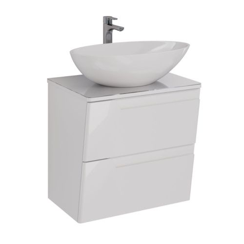 Тумба под раковину LeMark Miano LM06M60T 60х40 подвесная цвет белый - фото 5