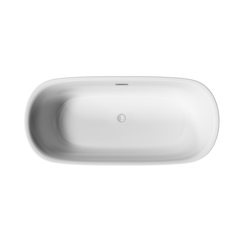 Ванна акриловая Sancos Viva FB08 170х80 отдельностоящая овальная с каркасом - фото 3