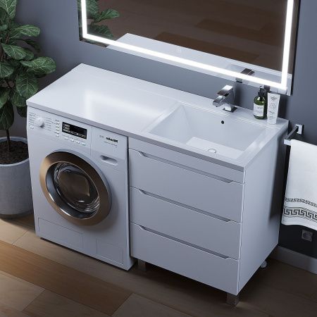 Тумба под раковину Uperwood Tanos 291020258 60х50 напольная цвет белый