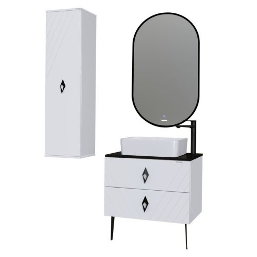 Столешница Grossman Вива 507003 70х50 накладная цвет черный - фото 3