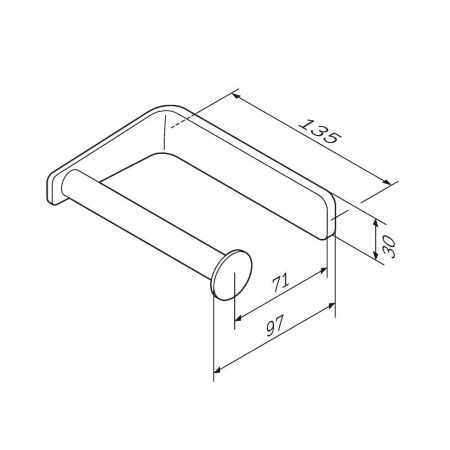 Бумагодержатель Am.Pm Inspire V2.0 A50A34100