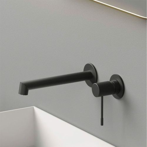 Смеситель для раковины Vincea Desire VBFW-1D1MB встраиваемый в стену черный