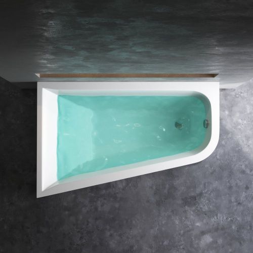 Ванна акриловая Am.Pm Spirit W72A-160L100W-A2 160х100 пристенная асимметричная без каркаса