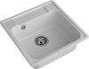 Кухонная мойка Granfest Quarz 48 серый 50х50 цвет серый поверхность матовая
