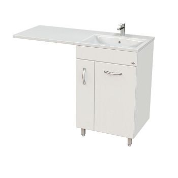 Тумба под раковину Onika Нави 106021 60х50 напольная цвет белый