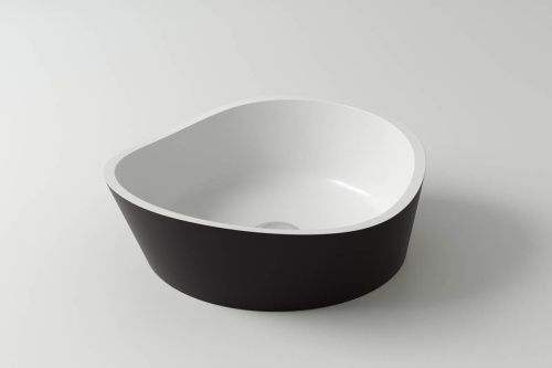 Раковина из искусственного камня Holbi MARS 1.02.003.11.2 40х40 накладная цвет белый