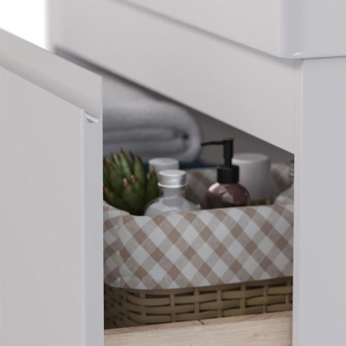 Тумба под раковину LeMark Veon Mini LM02VM70T 70х40 подвесная цвет белый - фото 4