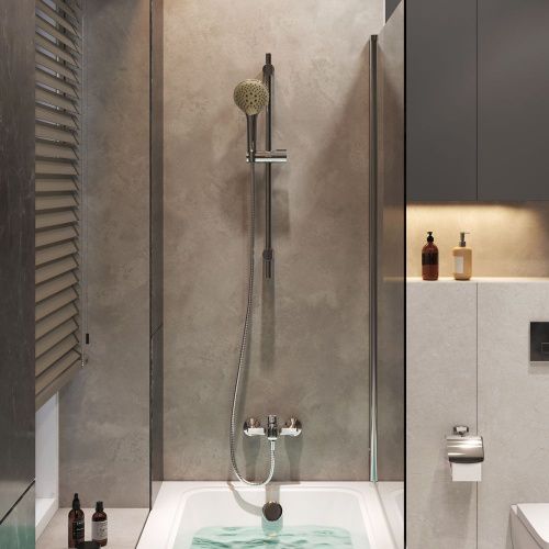 Ванна акриловая Am.Pm Gem WK90EA 170х70 пристенная прямоугольная с каркасом - фото 4