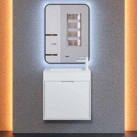 Тумба под раковину Uperwood Modul 2930205362 60х20 подвесная цвет белый