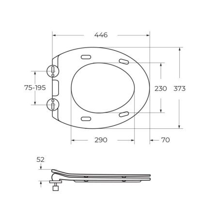 Крышка сиденье для унитаза BelBagno Prospero BB2020SC
