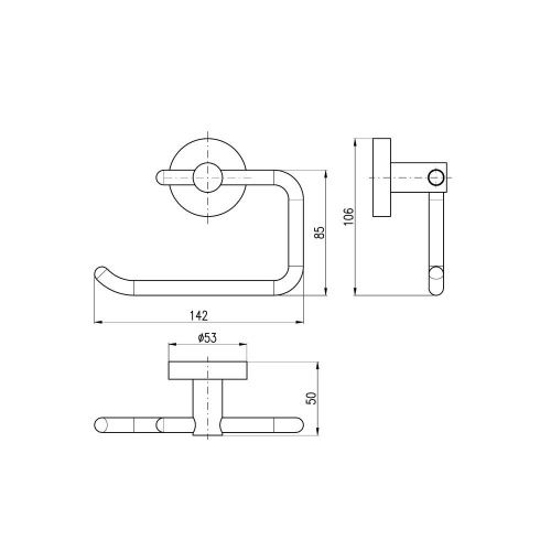 Бумагодержатель RavSlezak Colorado COA0401ZK - фото 2