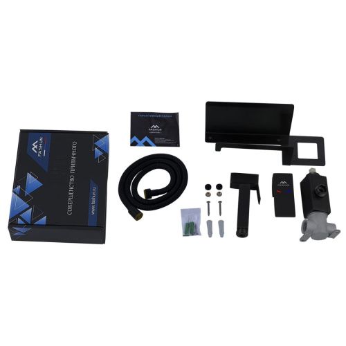 Гигиенический душ со смесителем Fashun A57704-7 черный - фото 4