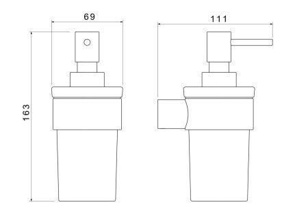 Дозатор Aquatek ЛИРА AQ4405MB