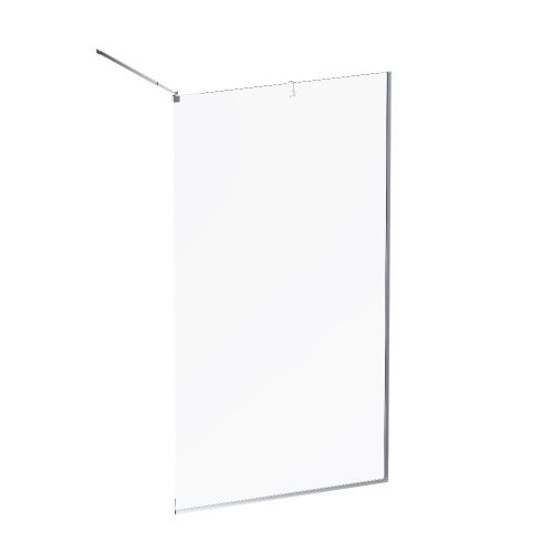 Душевая перегородка Am.Pm Func W84WI-110-F1-MTE 110х200 стекло прозрачное профиль хром - фото 2