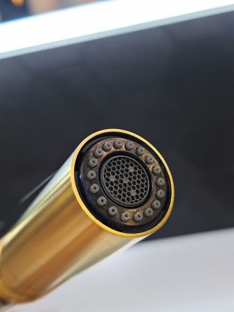 Смеситель для кухни AltroBagno Flusso AltroBagnoFlusso050202BG на мойку золото