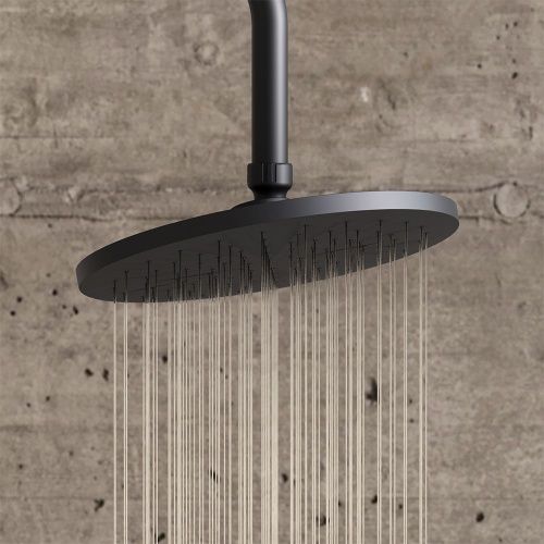 Душевая стойка Damixa Jupiter 977000300 настенная цвет черный - фото 4