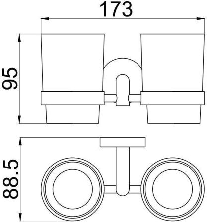 Стакан + держатель Allen Brau Priority 6.31003-31