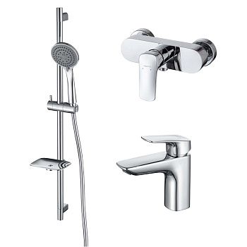 Комплект смесителей Aquatek ВЕГА AQ1031CR хром