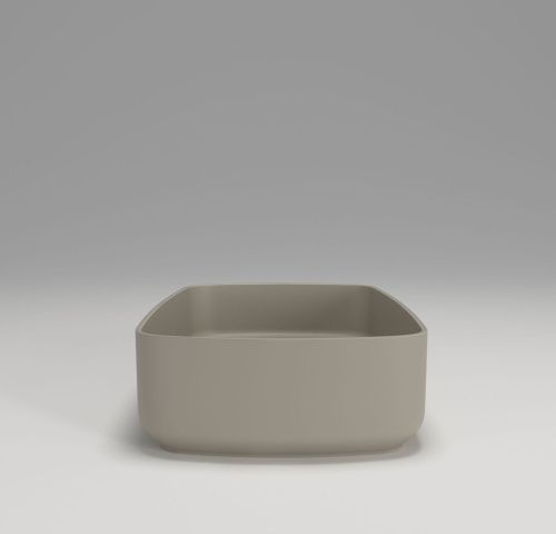 Раковина из искусственного камня Plumberia Selection Nove NOVE SOFT CT 50х30 накладная цвет бежевый - фото 5