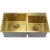 Кухонная мойка Melana ProfLine S7843HG золото 80х45 цвет золото поверхность полированная