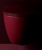 Чаша унитаза подвесная Creavit Free FE322-11BR00E-0000 цвет бордовый без сиденья смыв торнадо