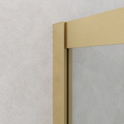 Душевой уголок Cezares RELAX 304 RELAX-304-P-1-100-C-BORO 100х100 стекло прозрачное профиль золото без поддона - фото 5