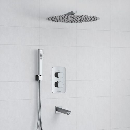 Душевая система Wasserkraft A178644 Thermo встраиваемая в стену цвет хром с термостатом - фото 2