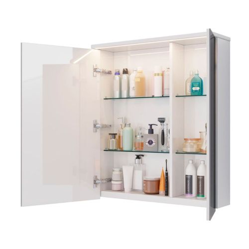 Зеркало-шкаф LeMark Zenon LM70ZS-Z 70х80 подвесной - фото 2