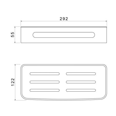 Полка в ванную комнату Timo Luiro 18578/03