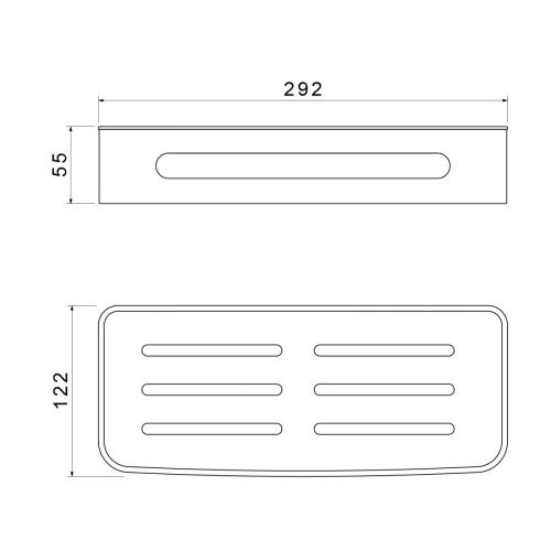 Полка в ванную комнату Timo Luiro 18578/03 - фото 2