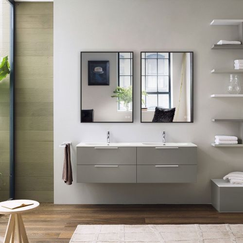 Зеркало с подсветкой и антизапотевателем Vincea VLM-3VN500B-2 50х70 подвесное