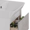 Тумба под раковину LeMark Combi LM03C60T-Beton 60х30 напольная цвет серый/белый
