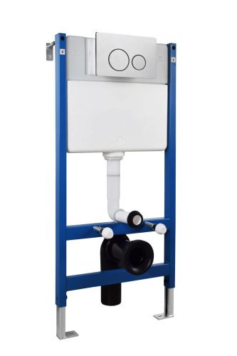 Инсталляция для унитаза и кнопка смыва механическая цвет черный Timo REKO TWC-01+FP-004MB - фото 2