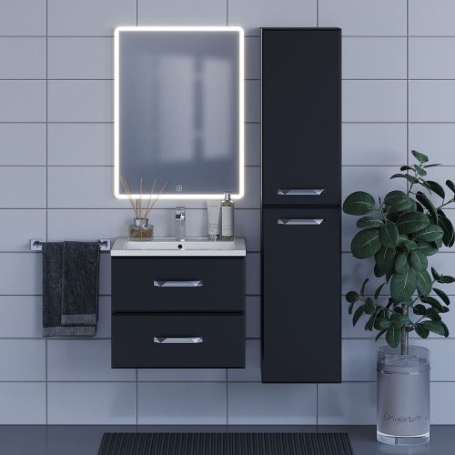 Тумба с раковиной Uperwood Foster 291020534 60х40 цвет черный - фото 3